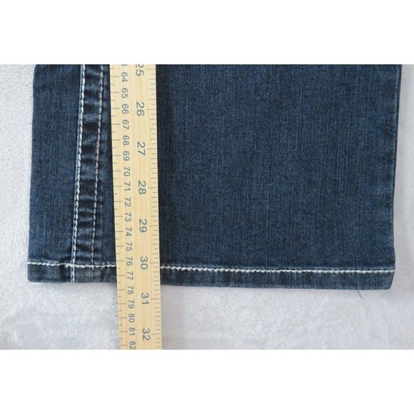 Lane Bryant Genius Fit Jeans Flare Boot-Cut Dark Wash Denim Women's Sz 14 NWT - Picture 5 of 7